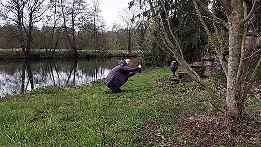 Mature Blonde Wife Enjoys Sex After Walk