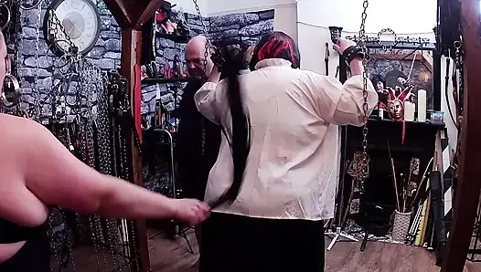 Teil 1: - Lanista Bear & Domina satana nehmen im kerker Stephnie_NIcole fernsehen