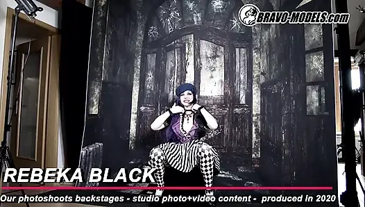 386-Backstage photoshoot Rebeka Black - Adult