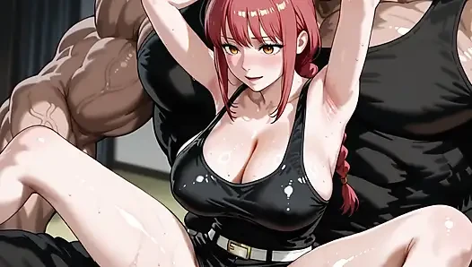 Yujiro (baki) x makima (cm)