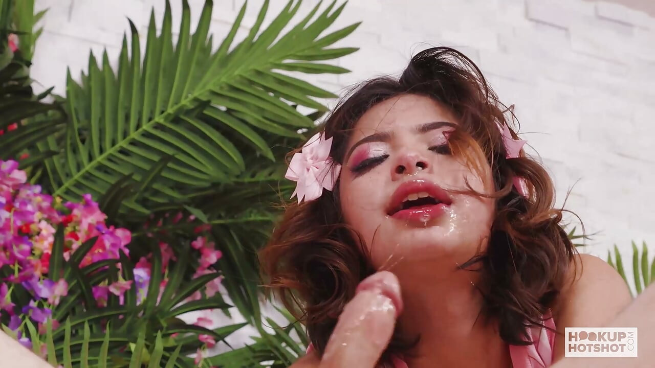 Hazel Hearts Saliva Covers My Dick As She Blows It Deep And Wet