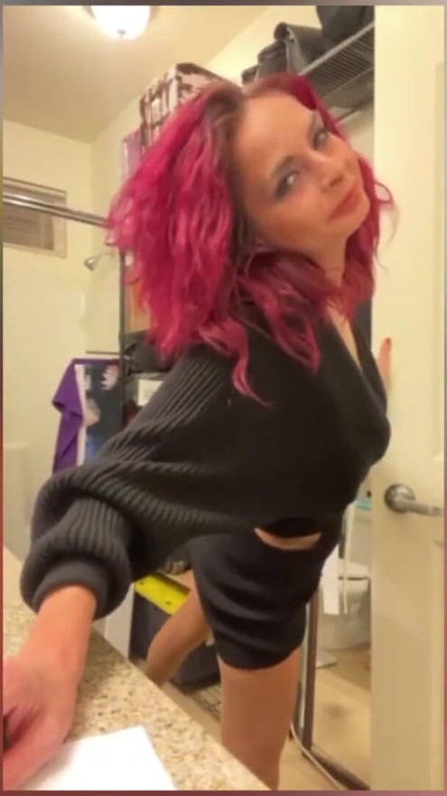 Slut In Pantyhose Getting Ready For Date Night | Clip 2