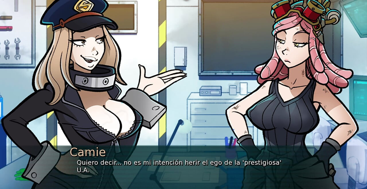 Mei's Project - The Voluptuous Camie Utsushimi Testing the Great Invention of the Beautiful Mei