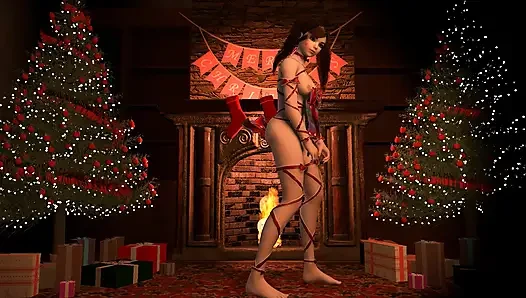 D.va Weihnachtsgeschenk - Overwatch porno-parodie