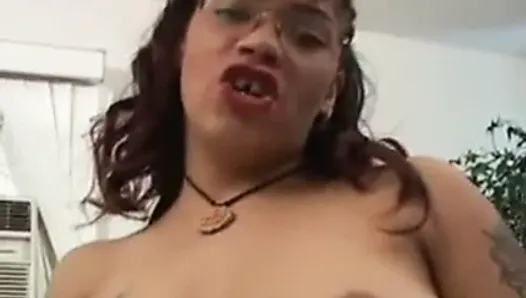 Ugly and hairy Nerd Woman in Wild Anal fuck
