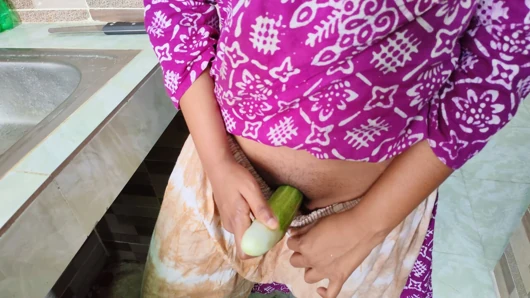 Big Cucumber in tight pussy Desi bhabi bed room secret