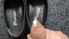 Cum in step mom's new shoes