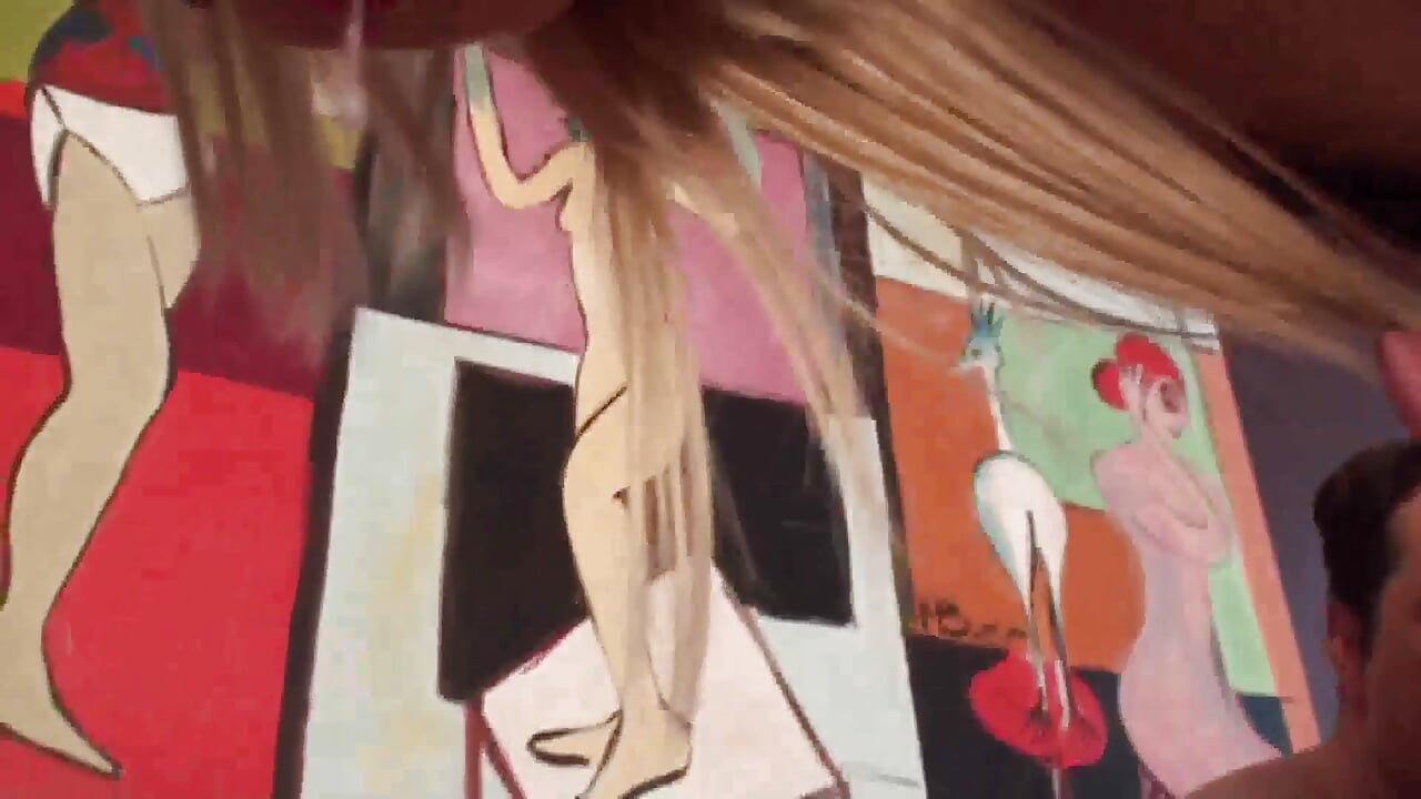 Hot MILF suck this dick while her husband salve is watching