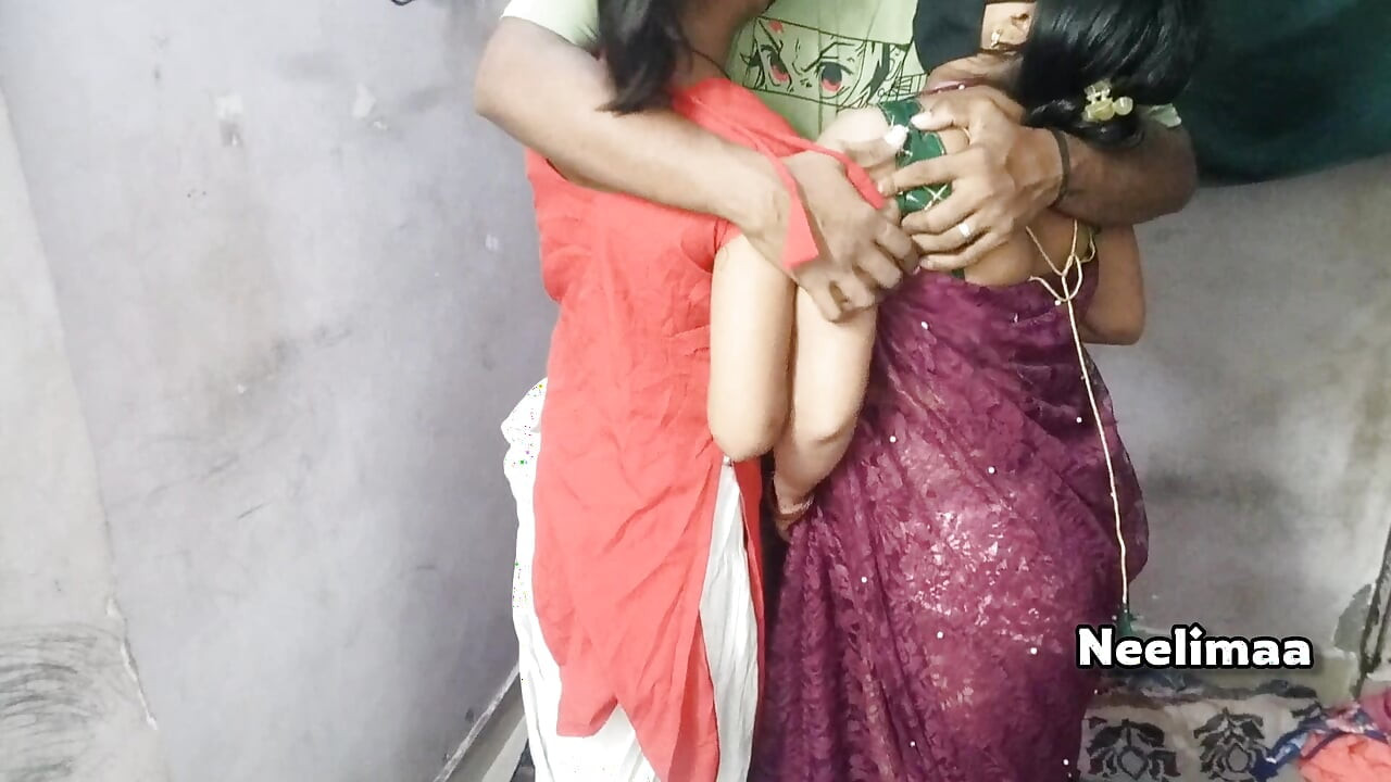 Indian Best Threesome Sex First Time Two Girls and One Guy Hardcore FFM.