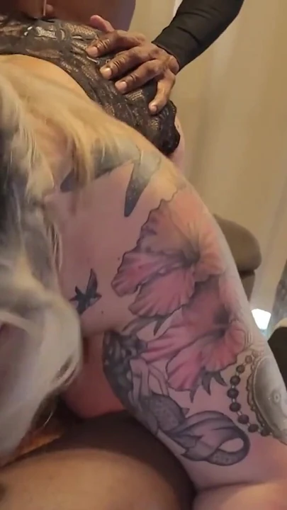 Key moment from "DAVINA RAINES GETS DICKED DOWN BY TWO BLACK COCKS"