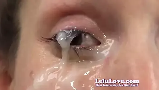 Lelu Love-Closeup Cumshot In Eye