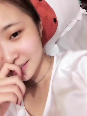 Girl with white satin