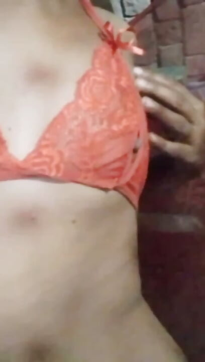 Romantic Indian girl in bed at night