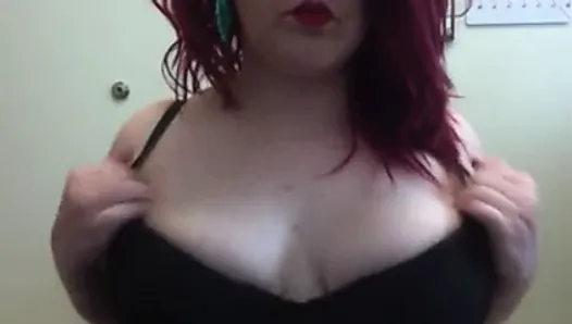 Cute chubby girl with big tits 2