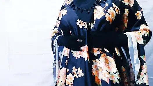 Muslim Hijabi Beautiful Housewife Fucking with Neighbor - With Clear Hin...