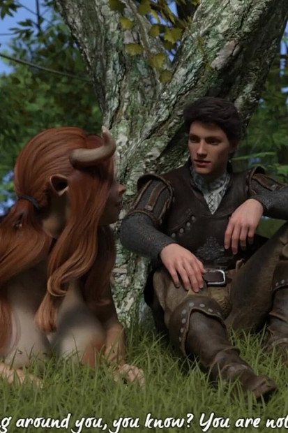 Menghisap tetek susu seorang awek lembu