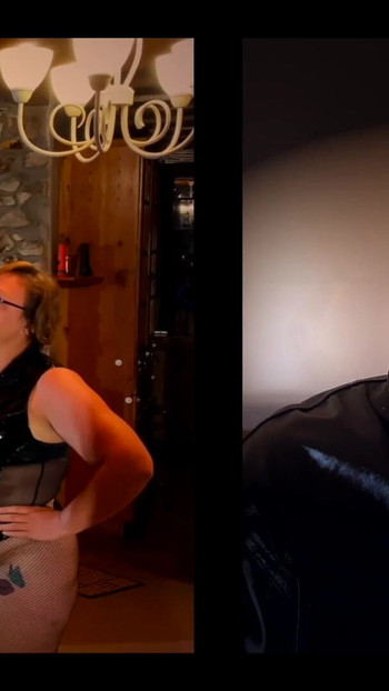 Key moment from "Dominatrix Mistress April - Ebony Rose Garden Part Four"