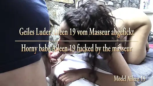 Geiles schätzchen aileen 19 vom masseur gefickt