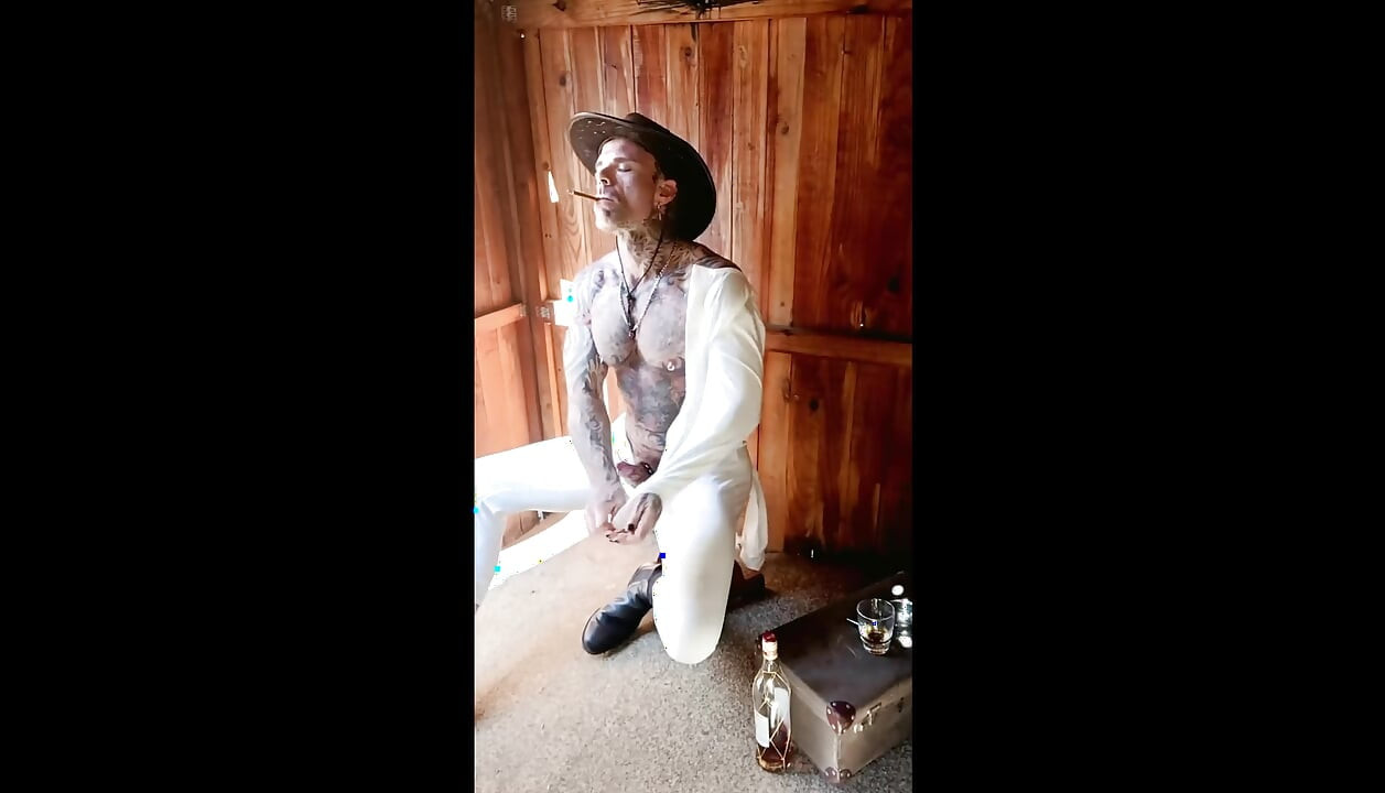 Cowboy-sigaar en klaarkomen