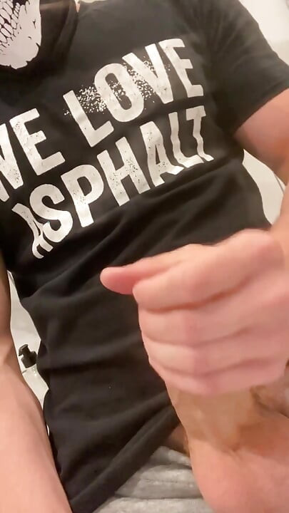 Jerking off After a Long Abstinence of 14 Days