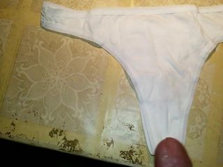 Cum on wife panties