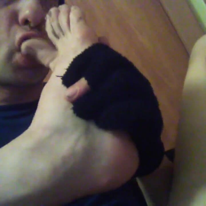 Sniffing and Touching My Dirty Foots and Sock to My Face and Mouth