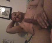 playing with my big cock