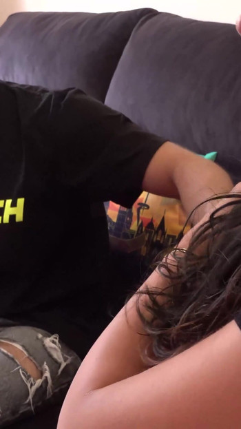 Must-see moment from "Hot Indian MILF Mom gets body massage and hard fucked by 18 year old Teen Step Son"
