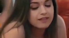 Indian girl's face while fucked from behind
