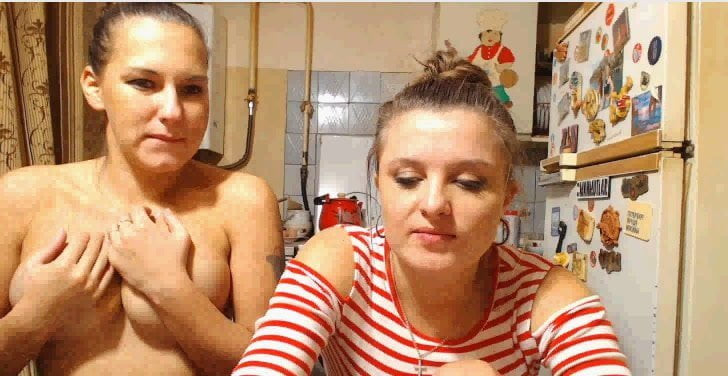 russian girl  show  her tits in bra