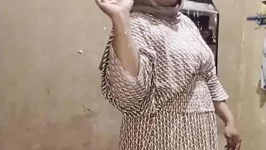 Ivvy crossdresser hijab feels horny after a month. Then she cums