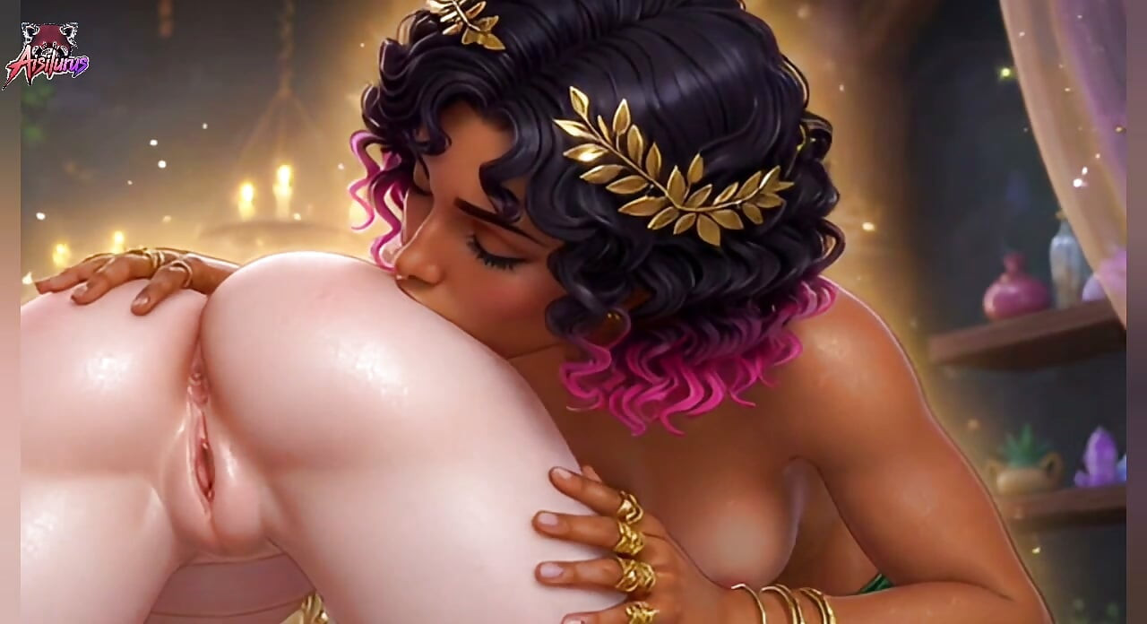 Enchanted Pussy Licking – Blue-Haired Elf Gets Her Wet Cunt Eaten