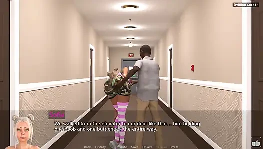 According to Sofia: Cuck Announce to the World That His Sexy Ass Girl Is Back on the Streets Ready to Mingle with Other Men Ep.3