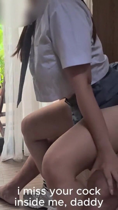 Naughty Schoolgirl Sneakily Loads His Wife's Coffee With Fresh Cum Spit | Clip 1