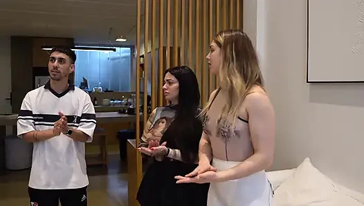 Don Bergolinni and the lesbian awakening of two stepsisters Keila and MeltHoneyy