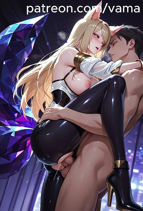 KDA ahri hentai animacija