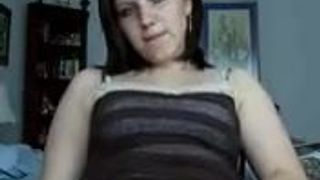 Ragazza danese - gioca con la figa in webcam