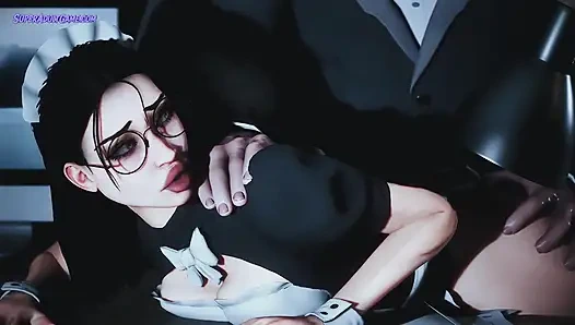 Utangaç genç kız patronu tarafından cezalandırılıyor ve sert sikiliyor (3 boyutlu sansürsüz gerçekçi)