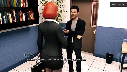 Alice a hard life #3 - nyonya grey pergi ke rumah alice, lily pengen ngentot sama alice saat liam masuk