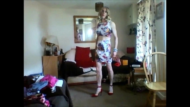 floral 2 piece dress 2