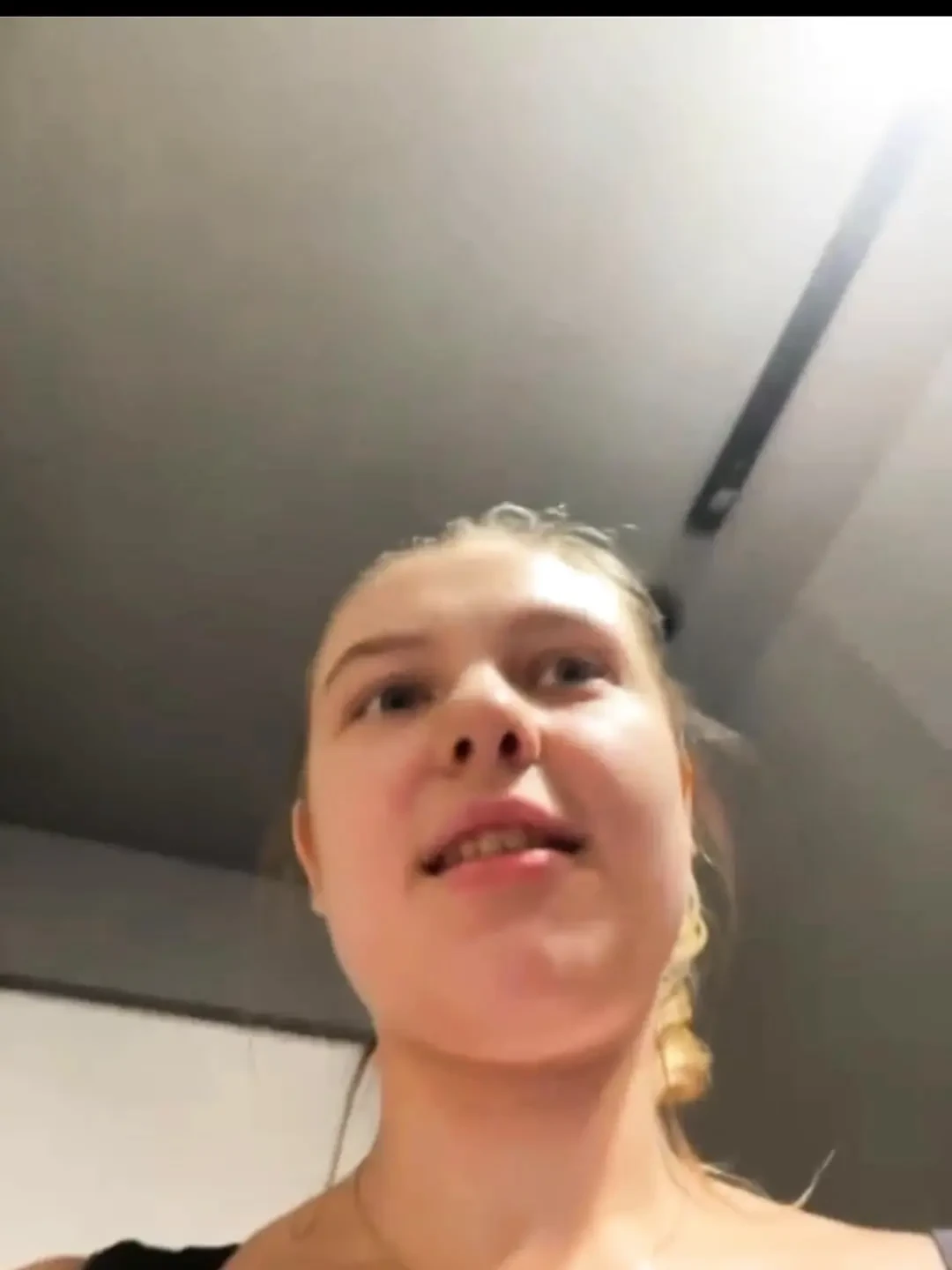 Crazy creampie in the public gym