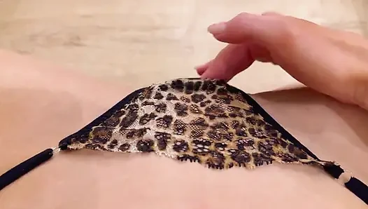 I'm Rubbing My Sticky Pussy Through the Panties and Getting an Orgasm. D...