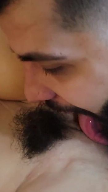 Young White Girl Fucking Her Hairy Pussy Without a Condom