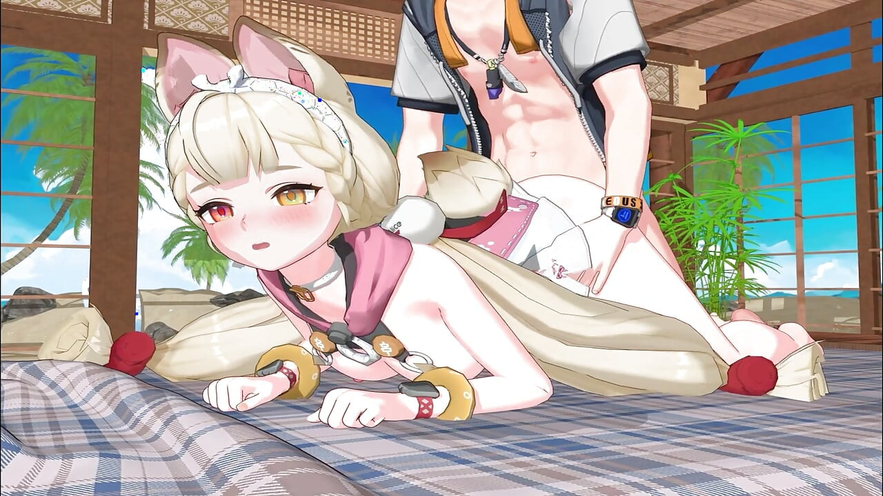 Zenless Zone Zero - Yuzuha e Alice's Secret Beach Sexo com Wise - Sedutor Moans - 3D NSFW Animation