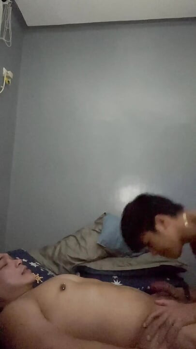 Filipino student Sucks My Cock and Swallows Every Drop!