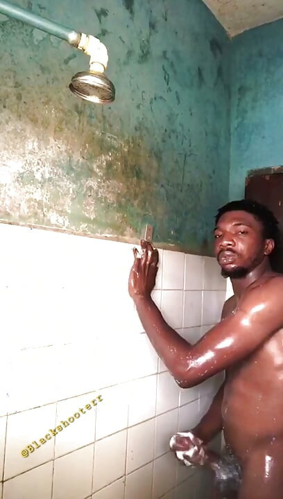 At Shower Masturbating