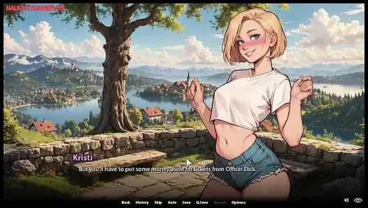 Sex with a Cock Hungry Blonde Girl and Her Man They Got Caught - Moonripple Lake 01 By BCG