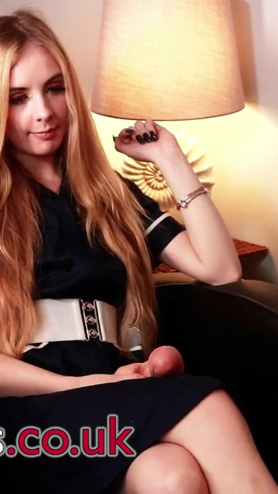 British Student Nurse Tells You How To Wank Your Cock And Cum For Her | Clip 1