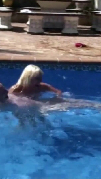 Stunning moment from "German Mature Seduce Young Boy to Fuck at Pool in Holiday"