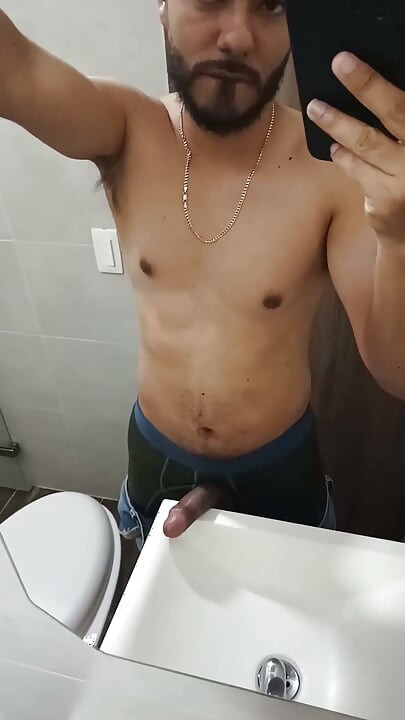 So Hot Masturbating in the Bathroom